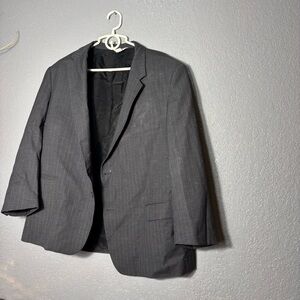 Kasper Charcoal Pinstripe Men's Blazer